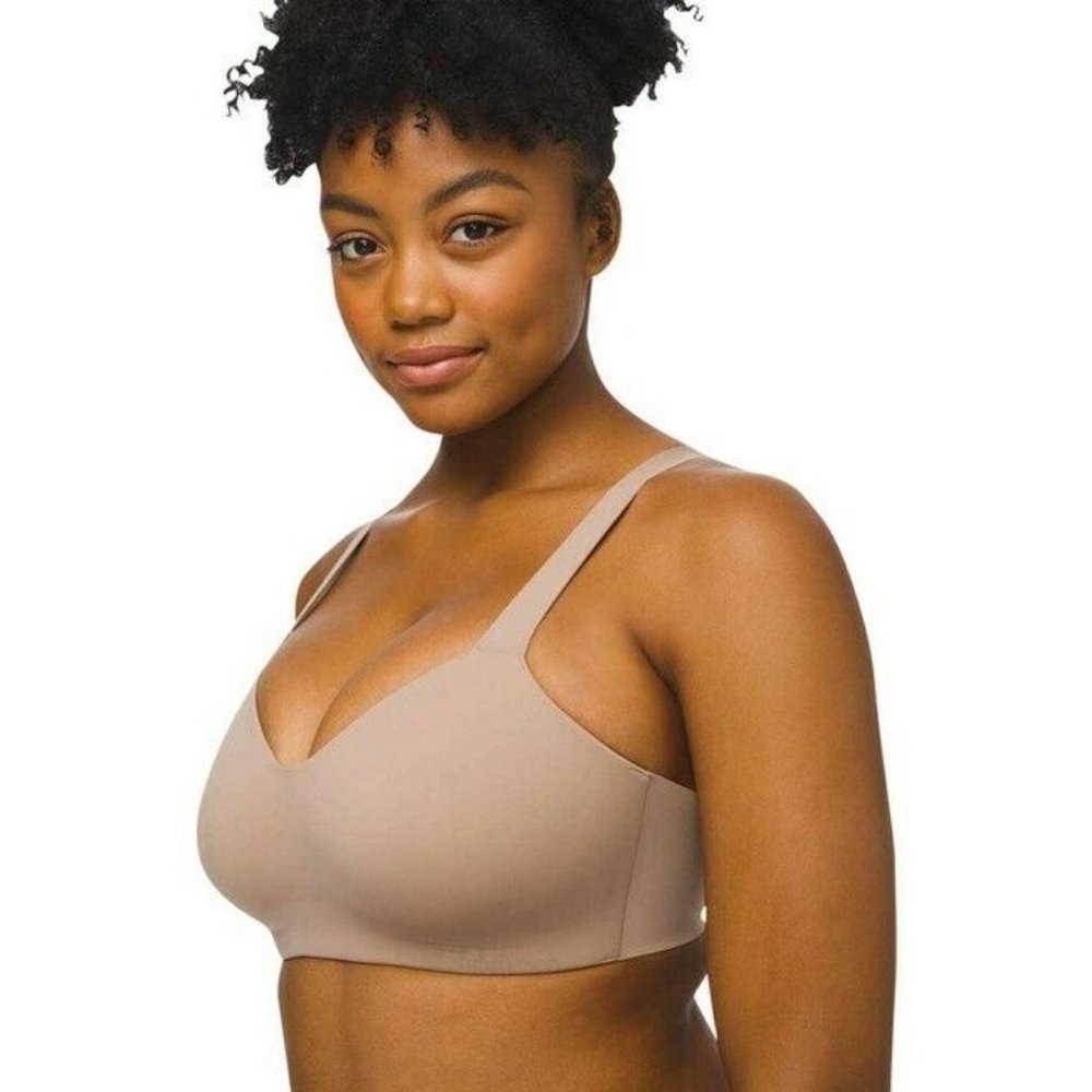 Lululemon Hold True Wire-free Padded Bra 36DD Light Brown Womens 35801 NWT